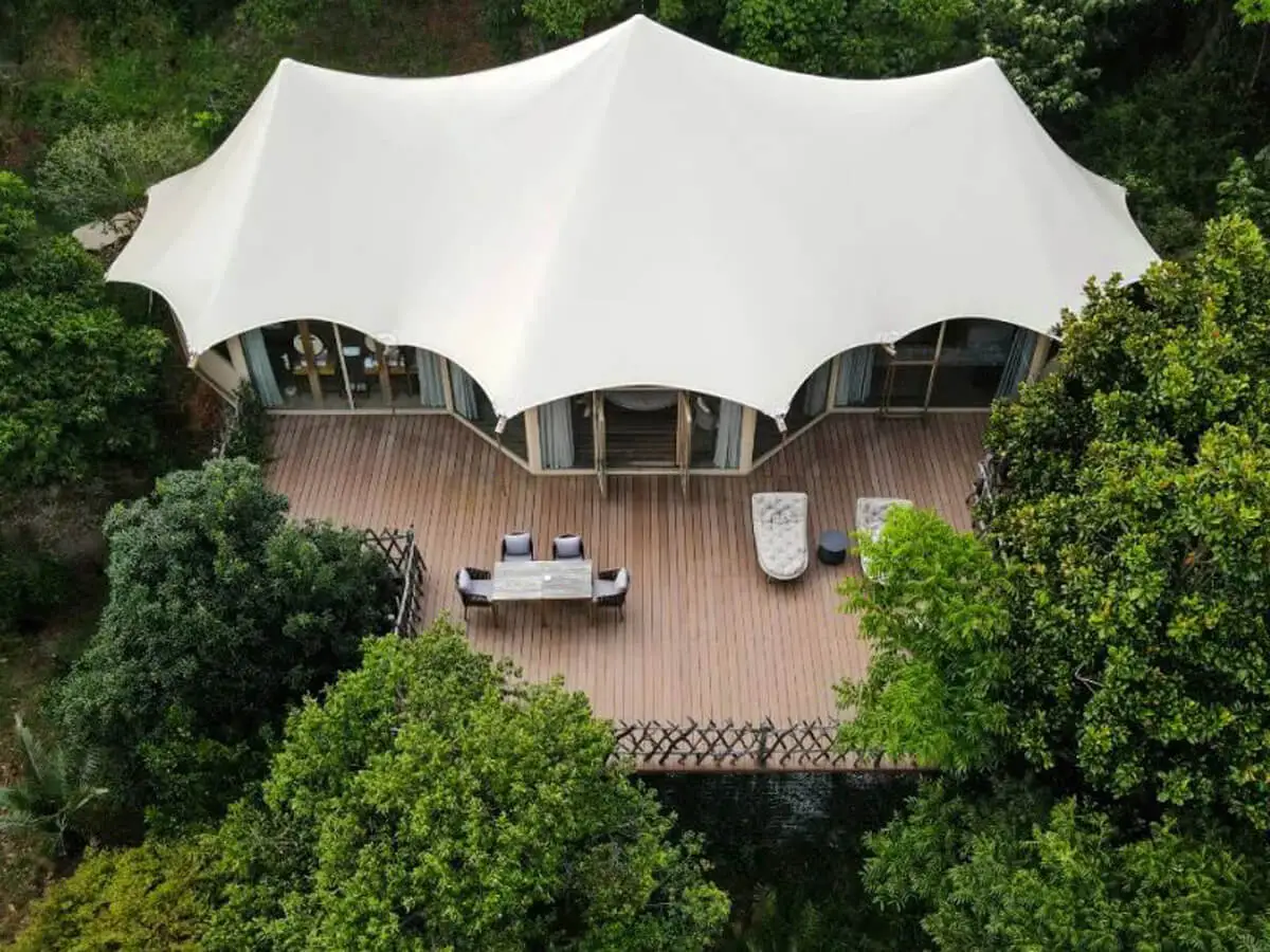 glamping tent luxury