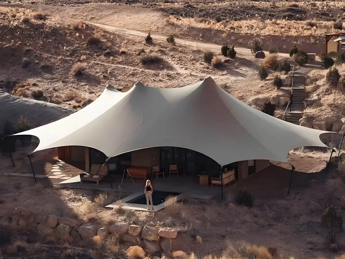 huge luxury tent