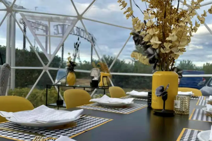 geodesic domes glamping