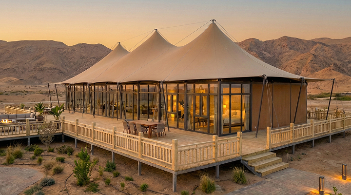 定制我们的露营帐篷