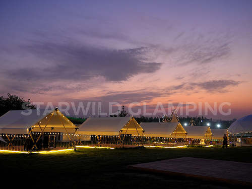 星野上 • 帐篷建筑案例 | 北京通州绿野时光营地