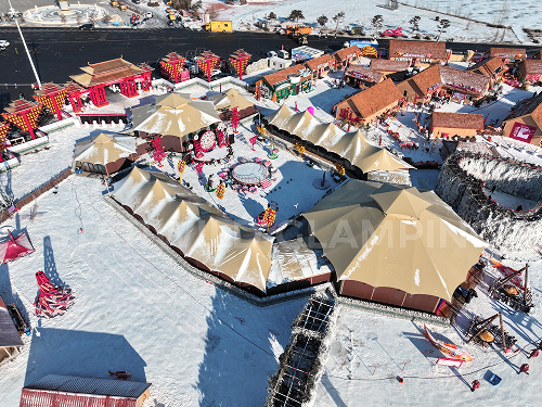 星野上 • 帐篷建筑案例 | 查干湖冰雪渔猎文化旅游节