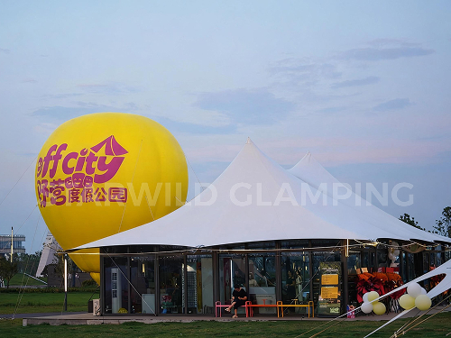 星野上 • 帐篷建筑案例 | 江苏南通OFF-CITY野营度假公园
