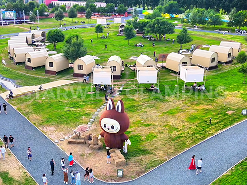 星野上 • 帐篷建筑案例 | 内蒙古呼和浩特峪见小镇营地