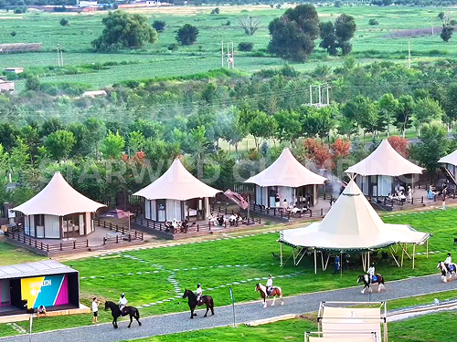 星野上 • 帐篷建筑案例 | 内蒙古呼和浩特峪见小镇营地