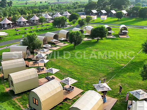 星野上 • 帐篷建筑案例 | 内蒙古呼和浩特峪见小镇营地