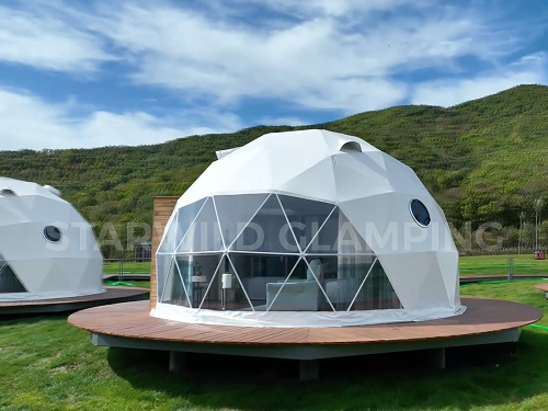 星野上 • 帐篷建筑案例 | 黑龙江双鸭山翡翠湖森林公园营地