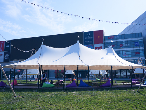 星野上 • 帐篷建筑案例 | 北京王府井城市露营基地