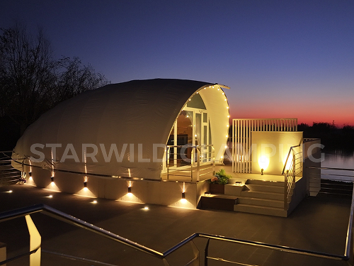 星野上 • 帐篷建筑案例 | 天津北辰曙光水镇心也私汤营地