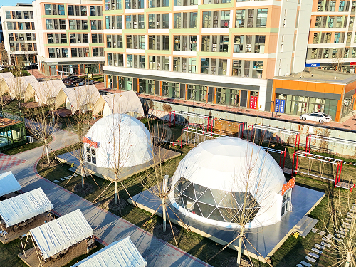 星野上 • 帐篷建筑案例 | 天津武清西西里露营萌宠乐园