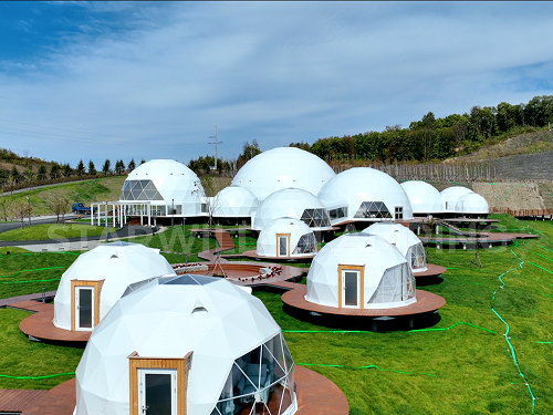 星野上 • 帐篷建筑案例 | 黑龙江双鸭山翡翠湖森林公园营地