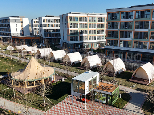 星野上 • 帐篷建筑案例 | 天津武清西西里露营萌宠乐园