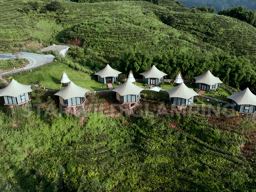 星野上 • 帐篷建筑案例 | 四川宜宾八仙山云舍营地