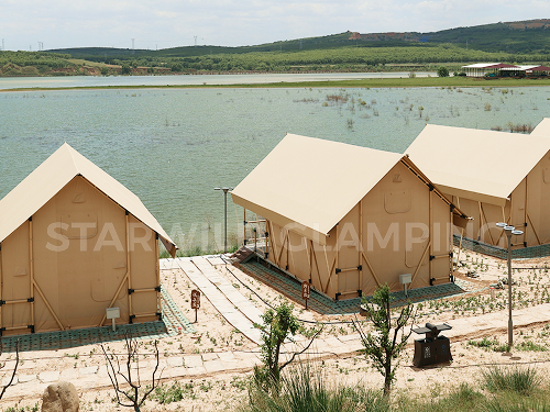 星野上 • 帐篷建筑案例 | 山西右玉常门铺水库营地