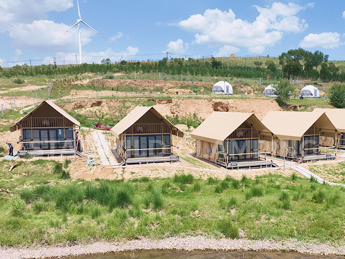 星野上 • 帐篷建筑案例 | 山西右玉常门铺水库营地