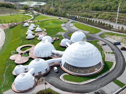 星野上 • 帐篷建筑案例 | 黑龙江双鸭山翡翠湖森林公园营地