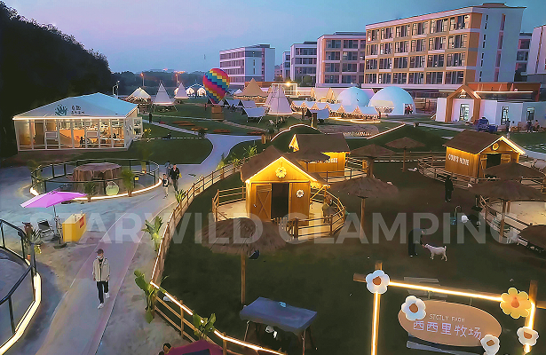 星野上酒店露营帐篷案例