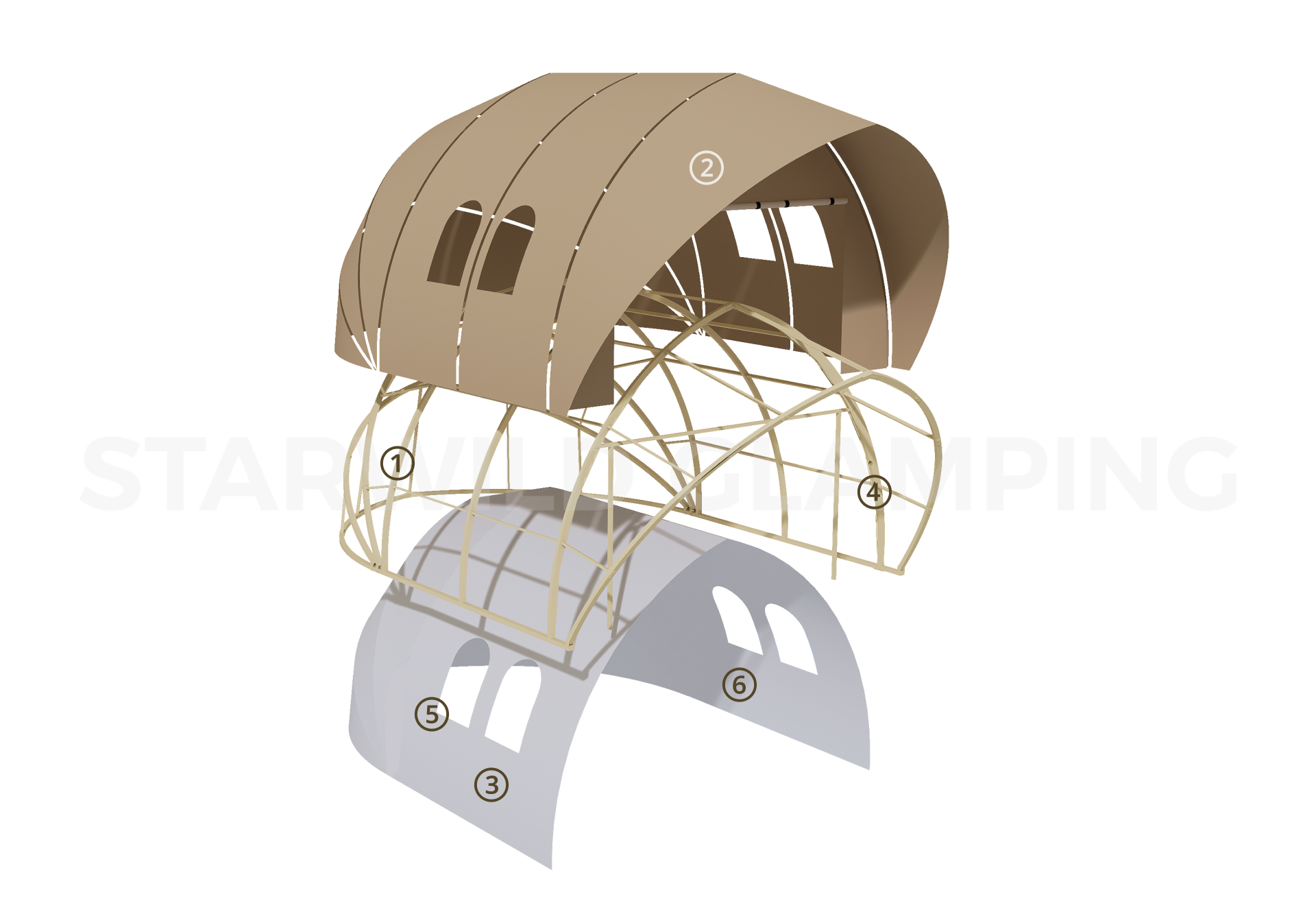 星链奢华帐篷 · 设计与配置