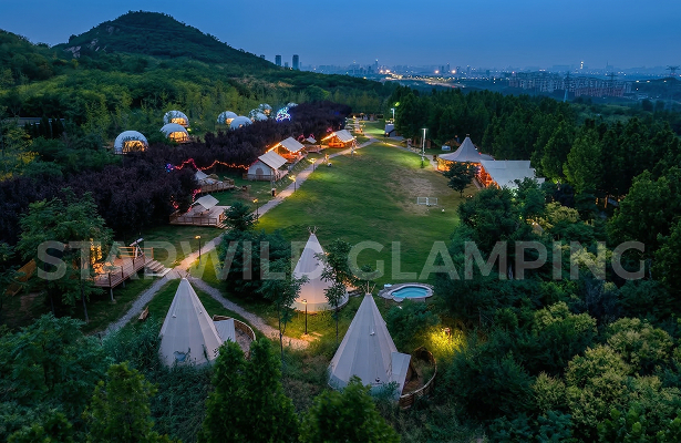 星野上酒店露营帐篷案例