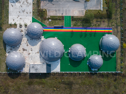 星野上 • 帐篷建筑案例 | 重庆丁丁猫航空航天研学基地