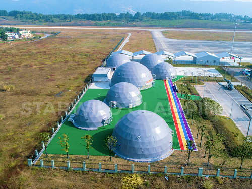 星野上 • 帐篷建筑案例 | 重庆丁丁猫航空航天研学基地