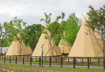 印第安部落帐篷案例 • 星野上野奢酒店帐篷