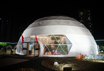 星野上大直径球形帐篷案例